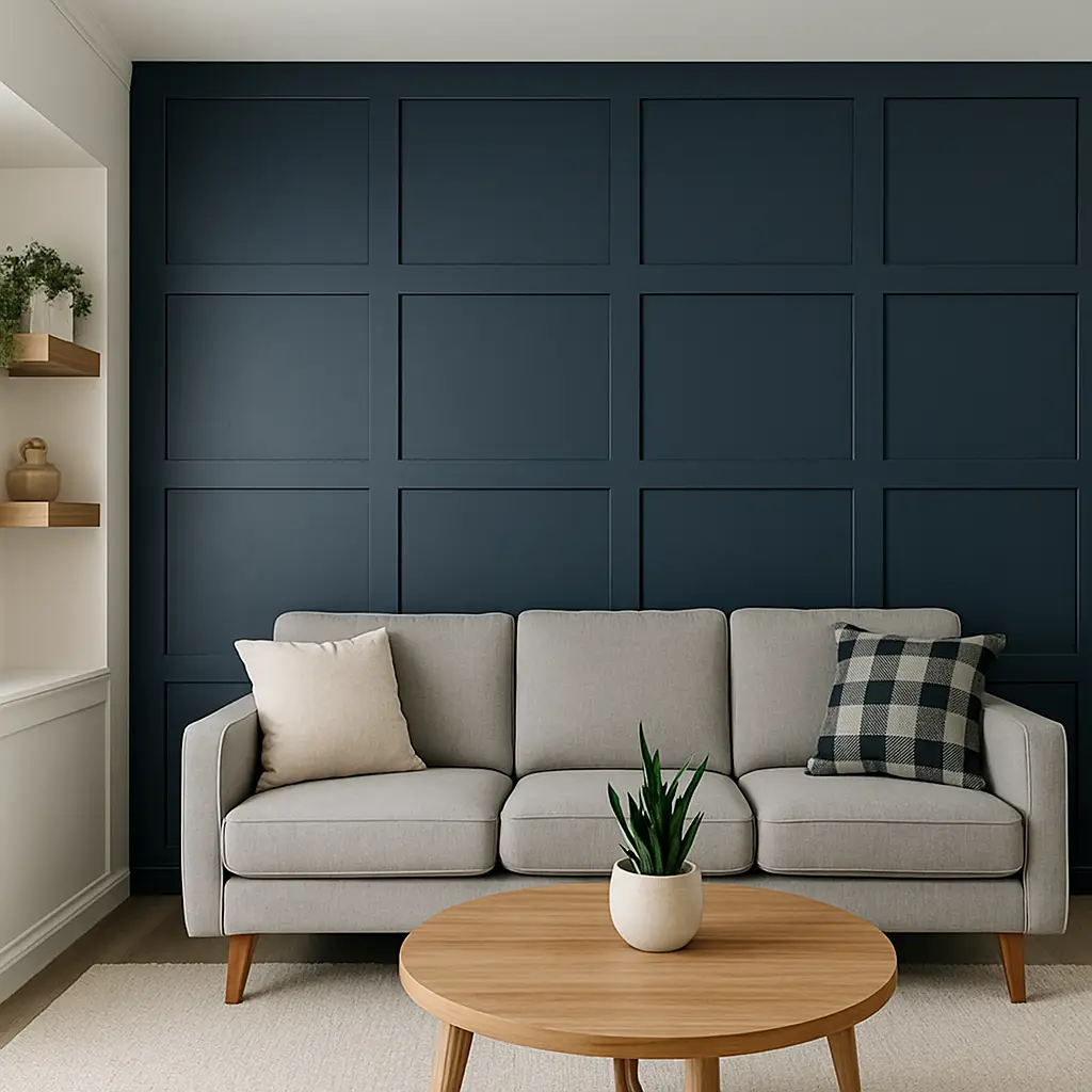 Accent wall custom carpentry Brevard County