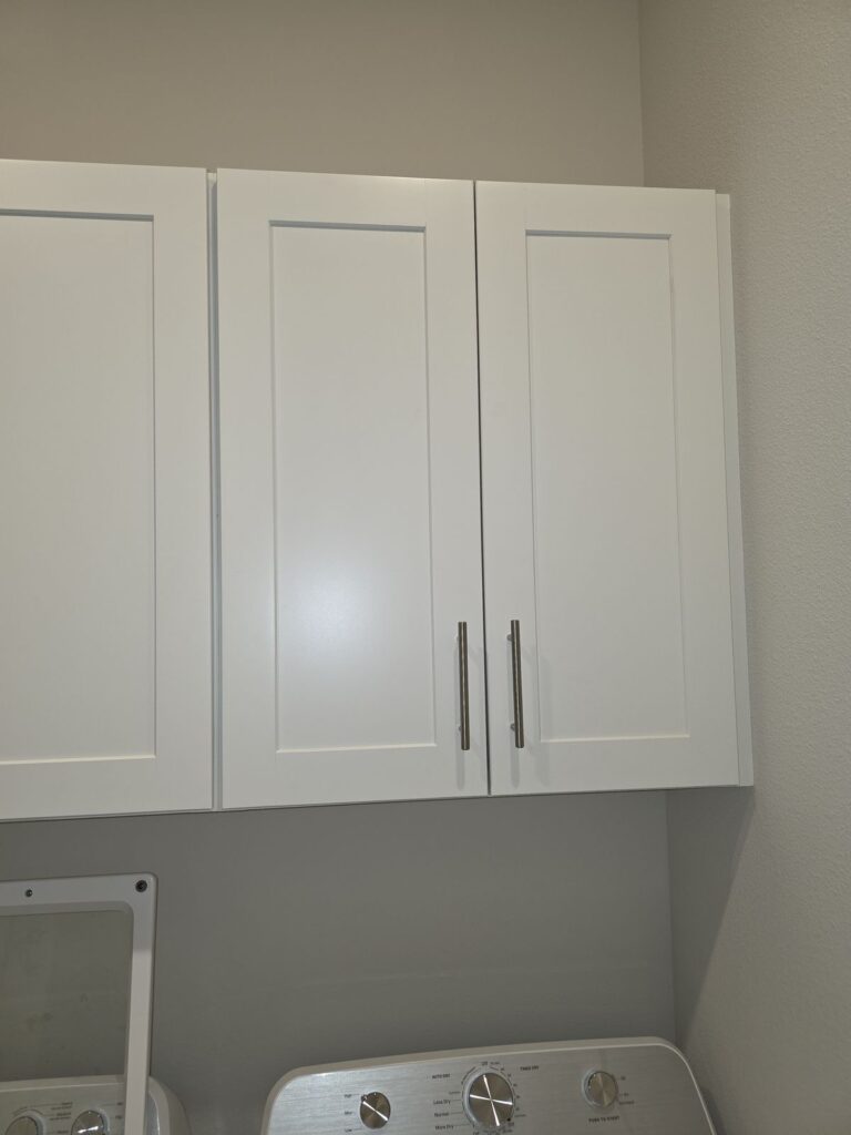Laundry room wall cabinets