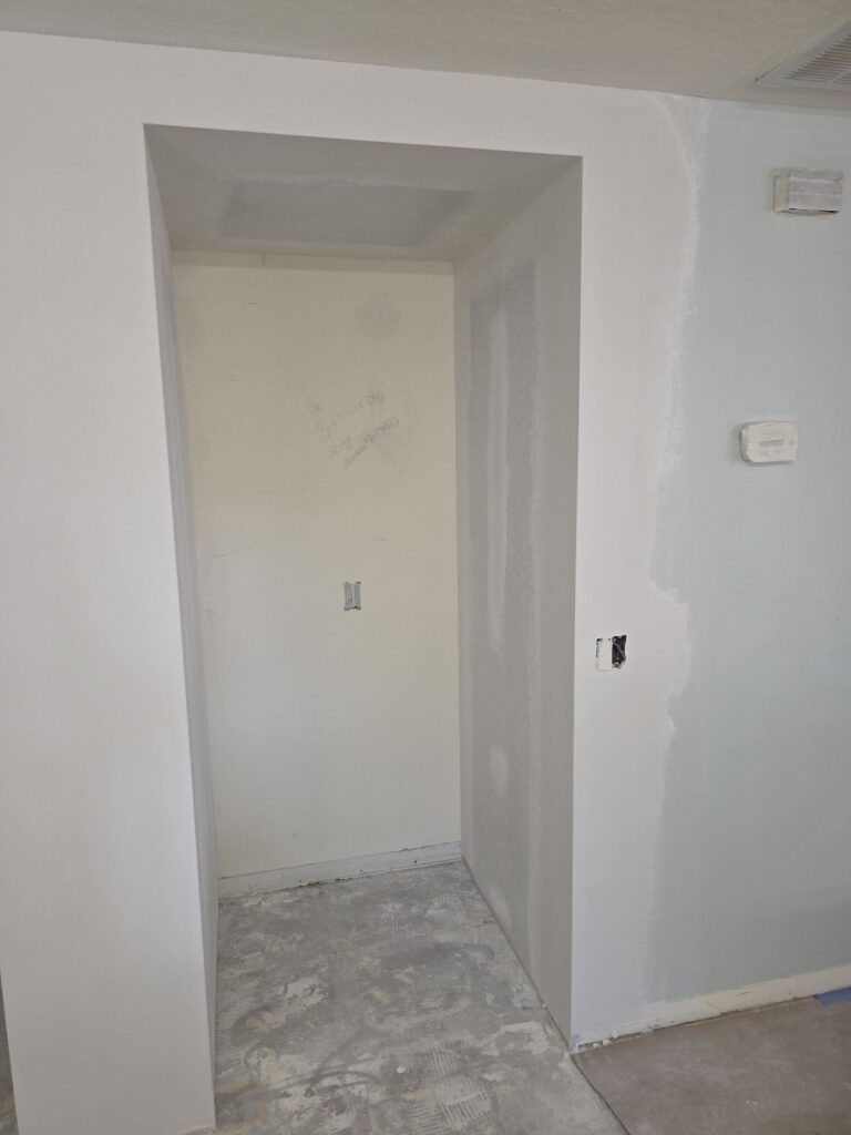 Paint-ready drywall finish